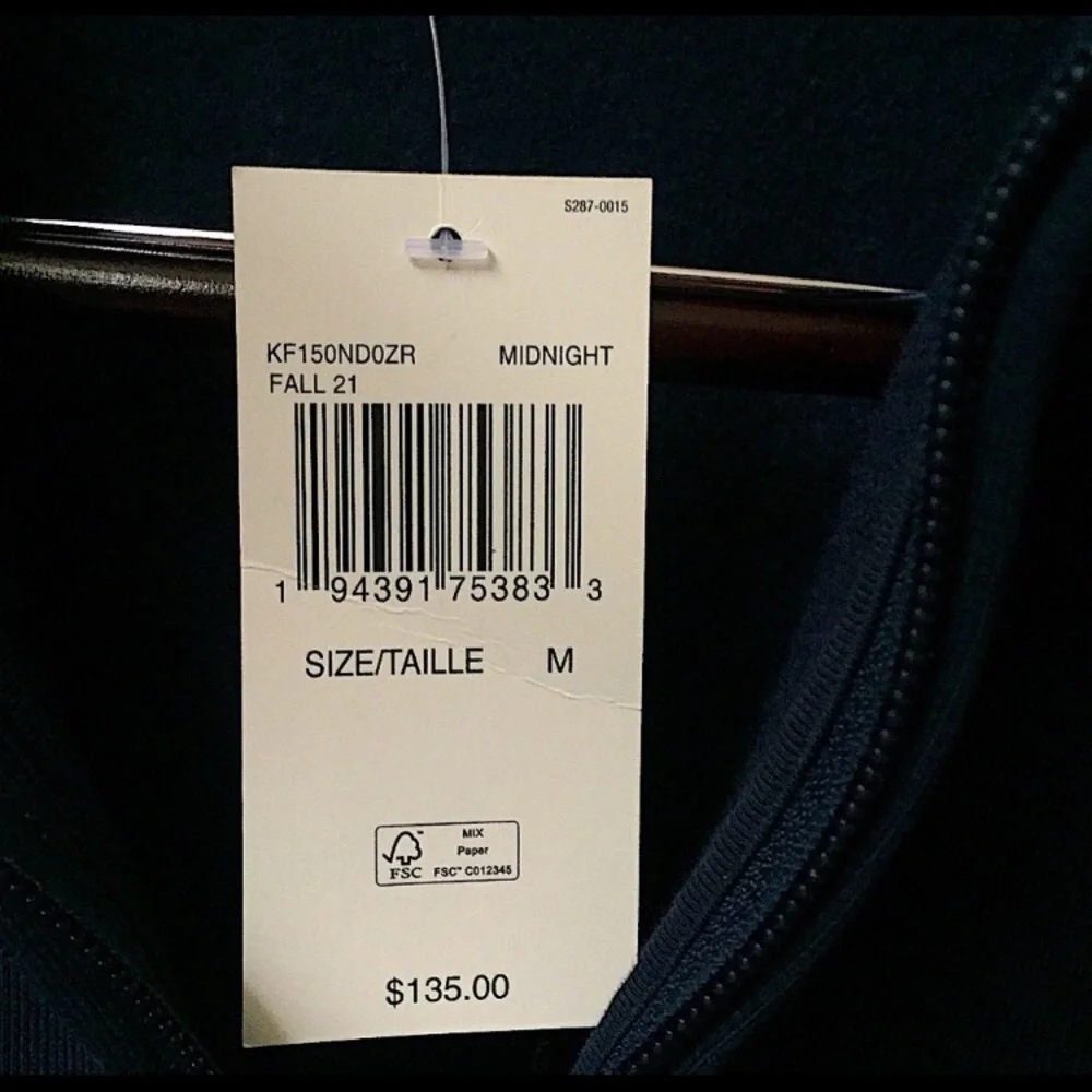 Michael Kors Midnight Turtleneck Sweatshirt Sweater 1/4 Zip Up MK NWT Logo - Picture 7 of 8